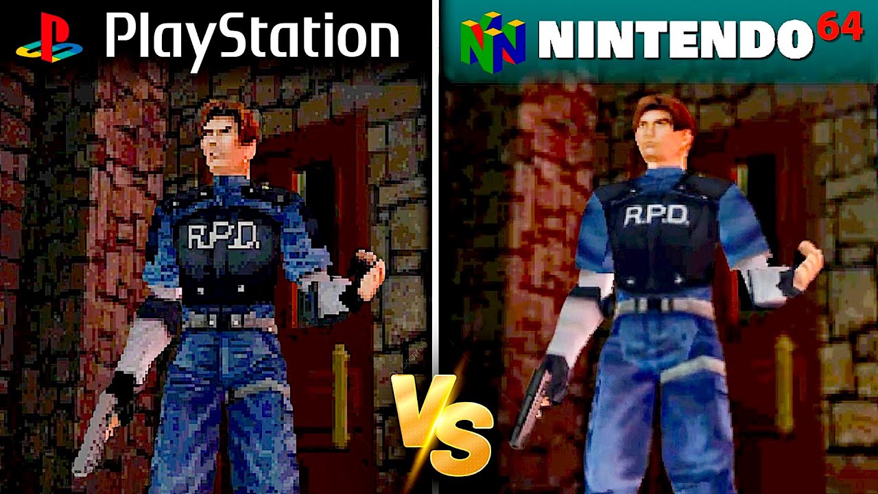 Resident Evil N64 vs Playstation