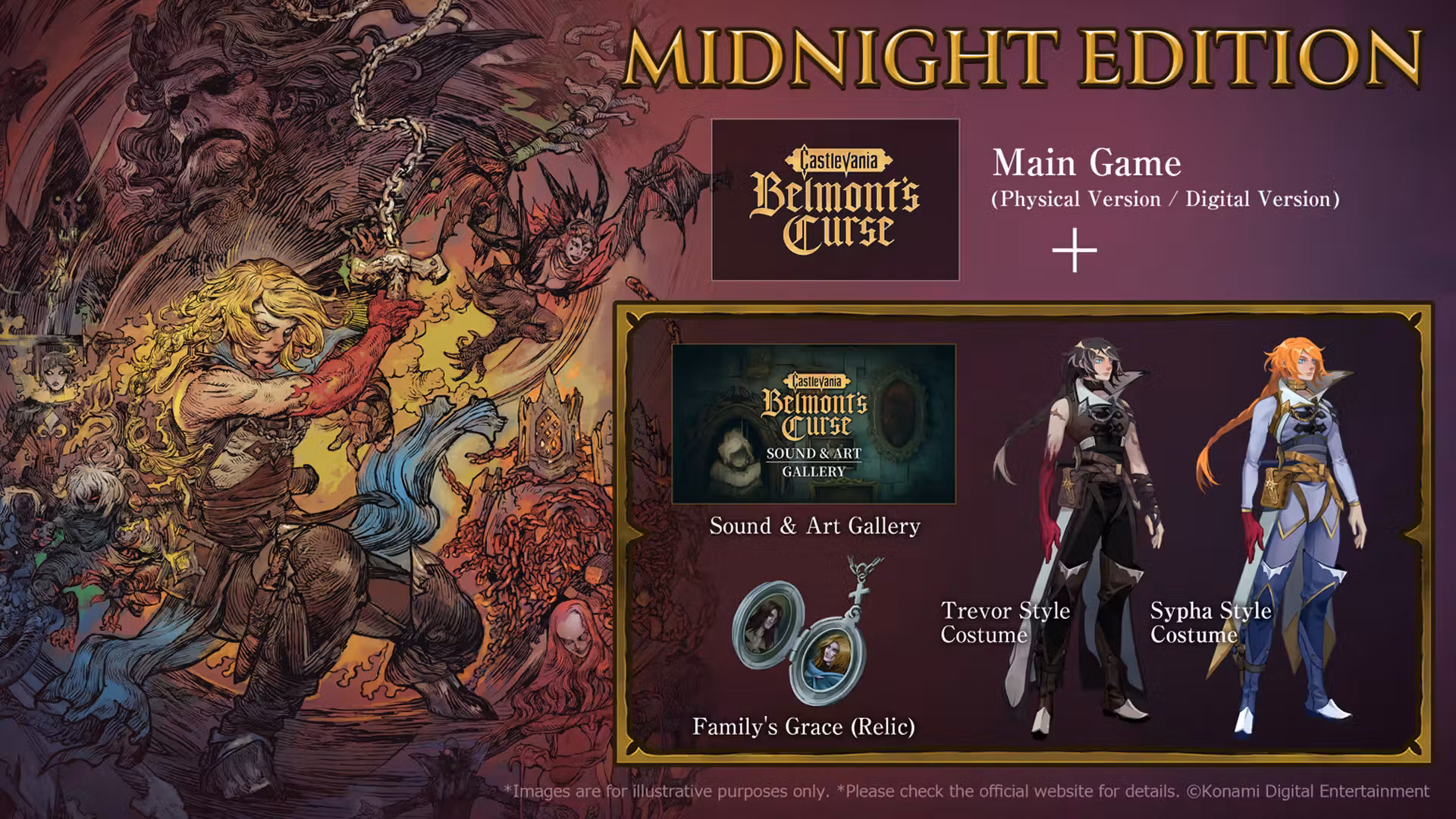 Castlevania Belmont's Curse Midnight Edition