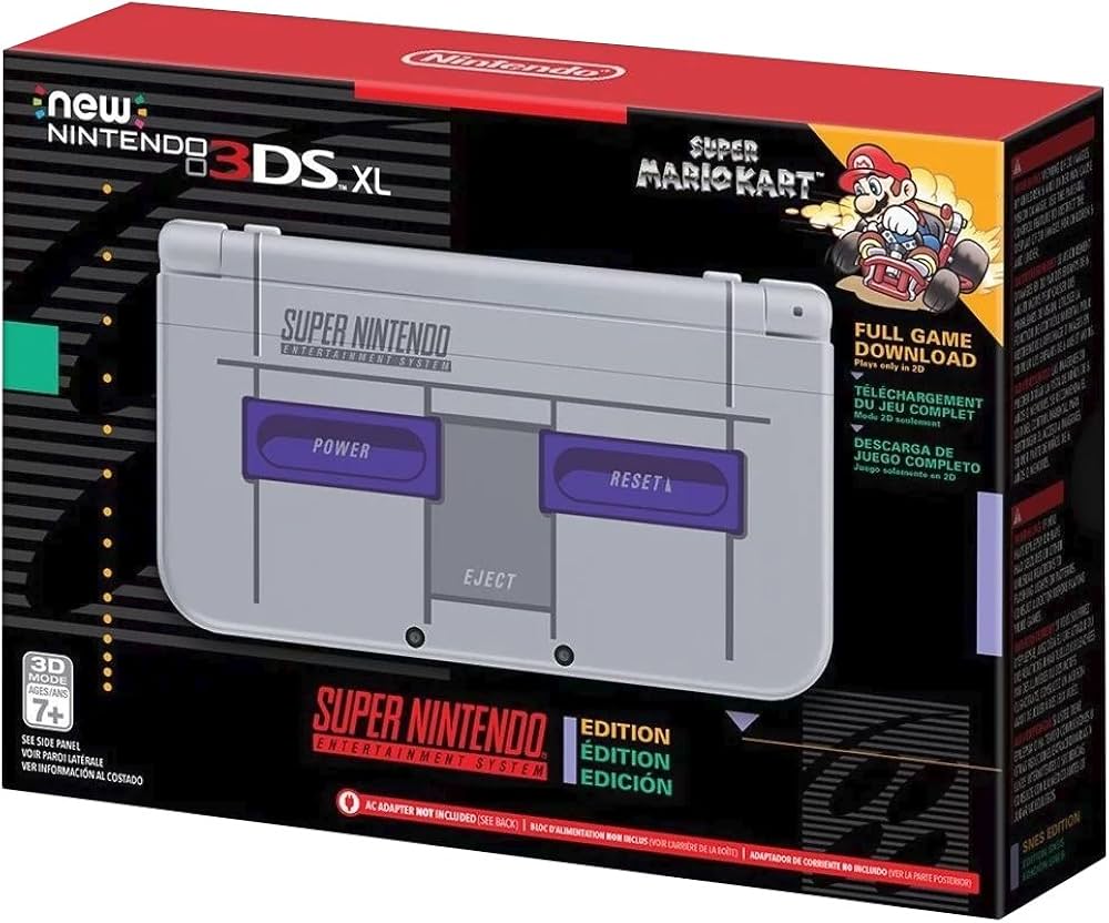 New Nintendo 3DS XL SNES Edition versione USA